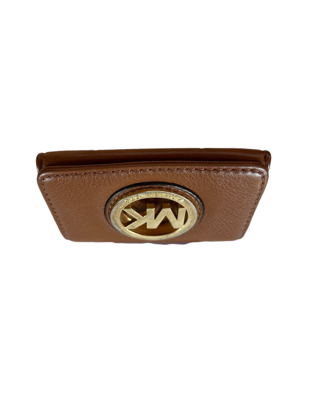 Michael Kors Fulton Brown Leather Cardholder Case - Picture 8 of 10